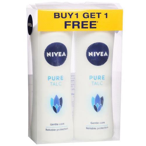 NIVEA PURE TALC 400g1+1